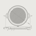Load image into Gallery viewer, The Grande Grill by Ironclad Co. Handcrafted 36cm Cast Iron Grill
