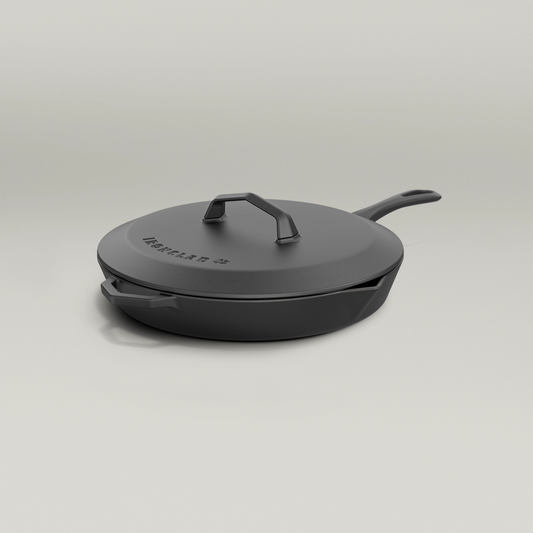 28cm Enamel Legacy Pan & Lid by Ironclad Co.