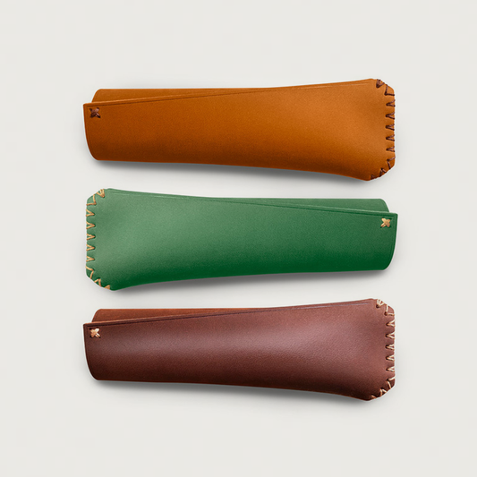 Multi Colour Pan Snugs by Ironclad Co. Heatproof Leather Handle Covers